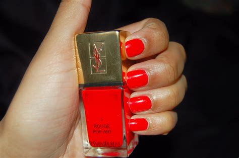 ysl 1 rouge pop art|What’s On My Nails: YSL La Laque Couture in 1 Rouge Pop Art.